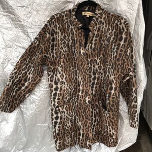 Long Furry Cheetah Coat